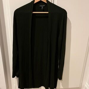 Eileen Fisher Dark Green Knit Cardigan
